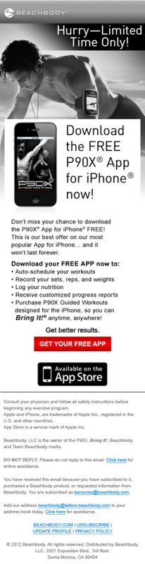 Beachbody Email