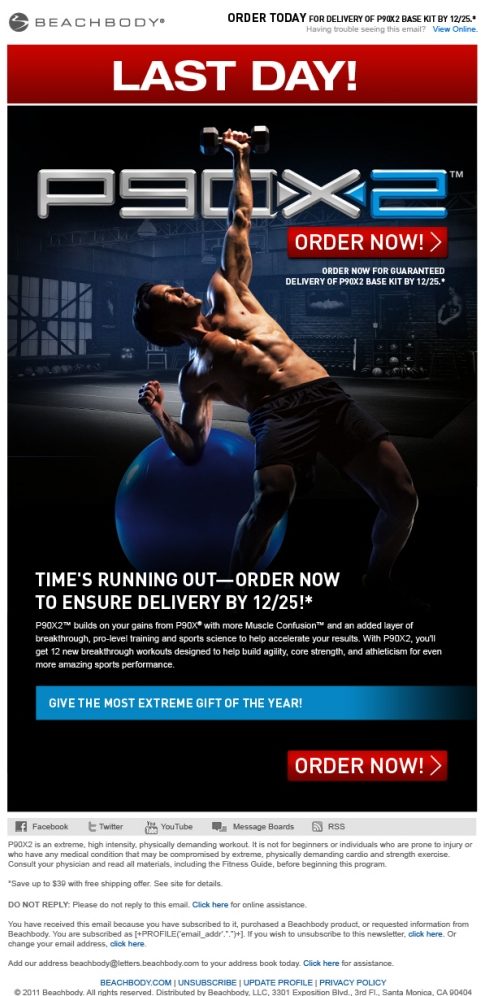 Beachbody Email