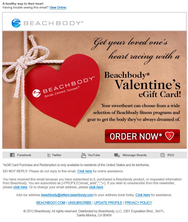 Beachbody Email