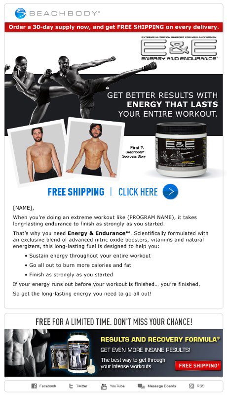 Beachbody Email