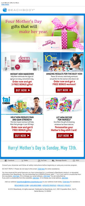 Beachbody Email