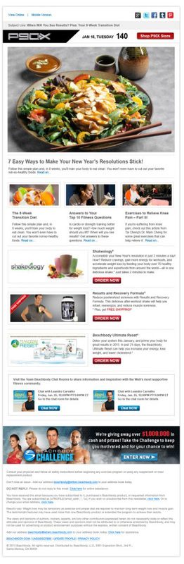 Beachbody Email