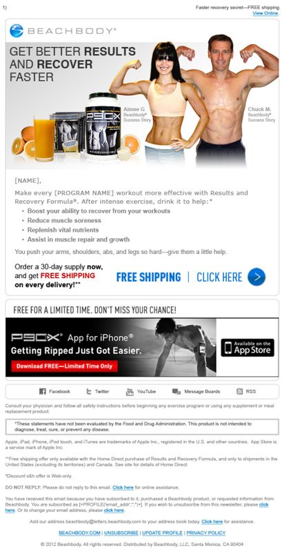 Beachbody Email