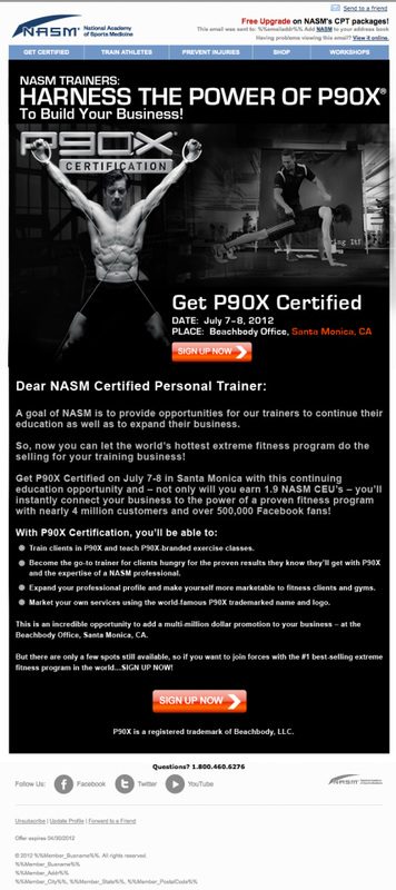 Beachbody Email