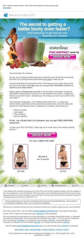 Beachbody Email