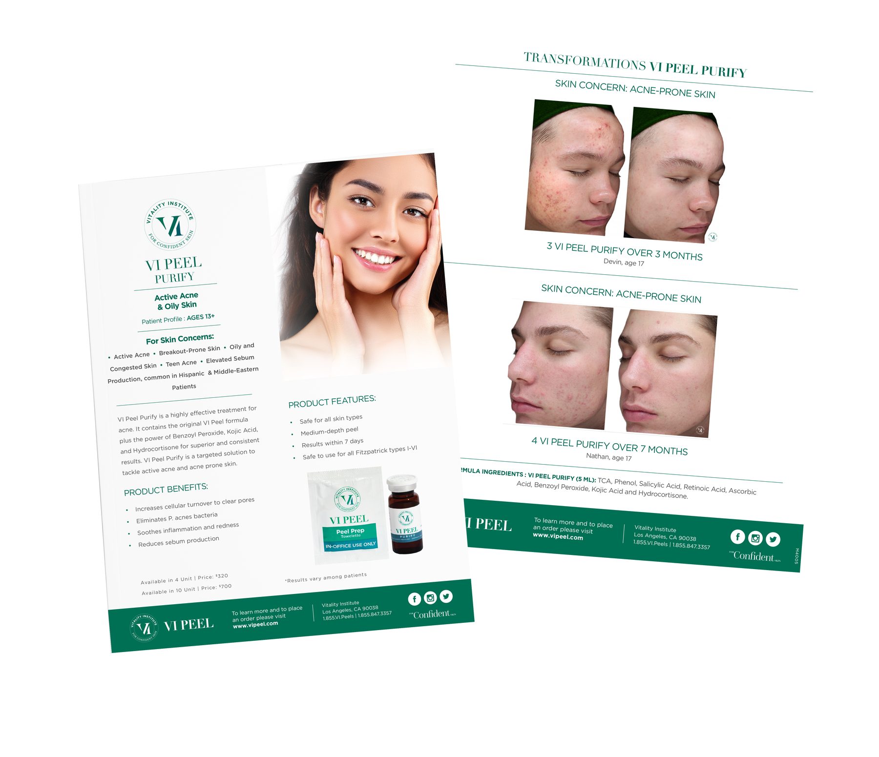 VI Peel Purify Marketing Sales Sheet