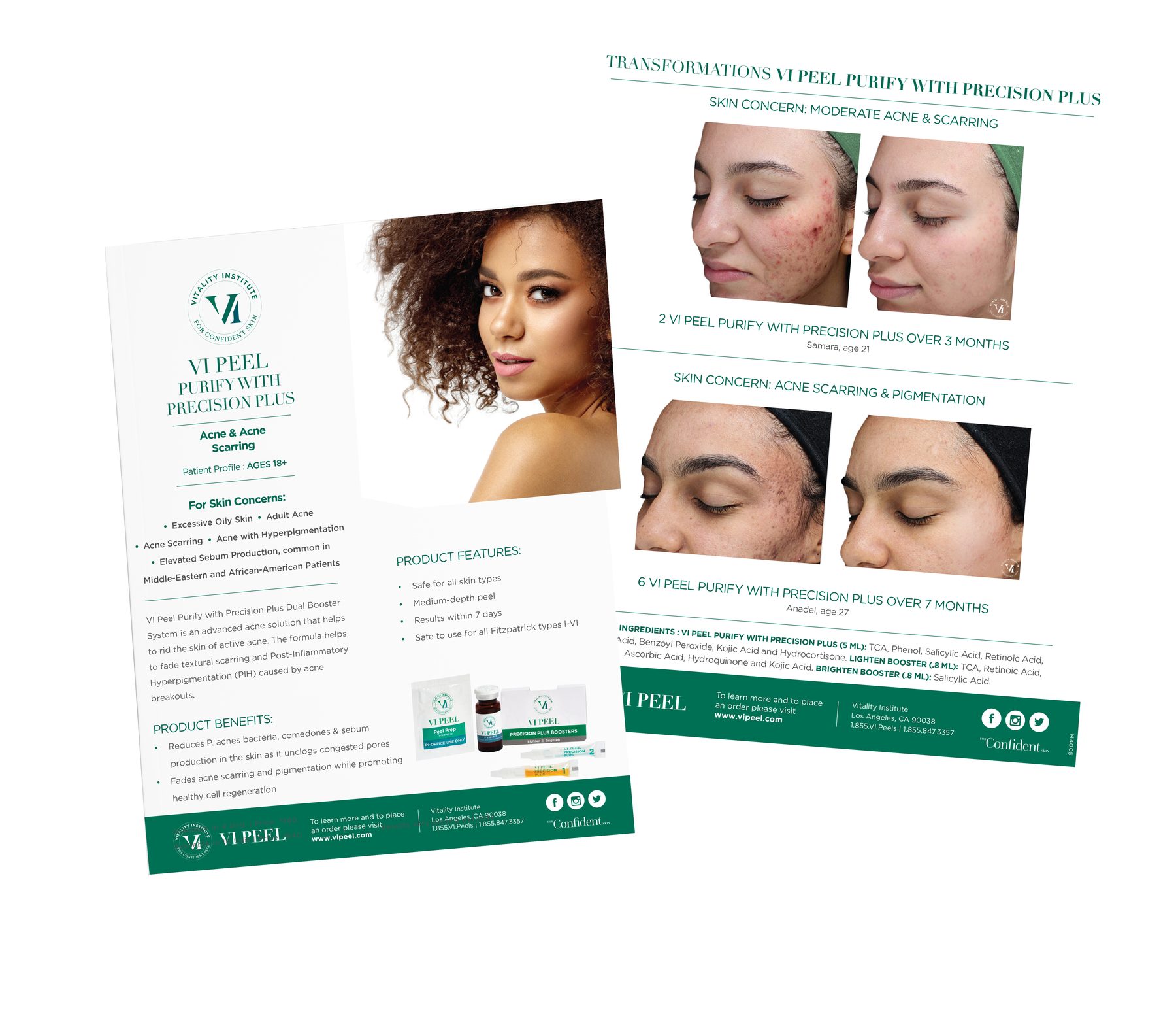 VI Peel Purify with Precision Plus Marketing Sales Sheet