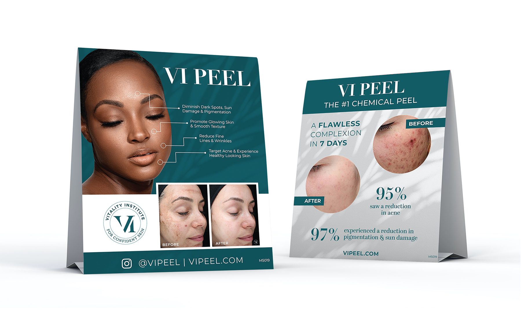VI Peel Table Tent / Counter Card