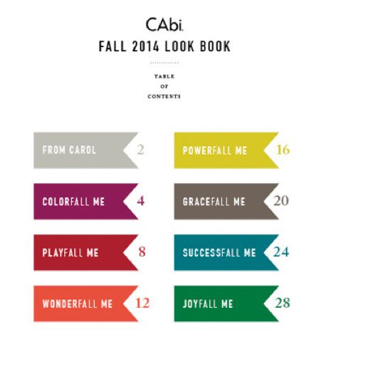 CAbi Look Book