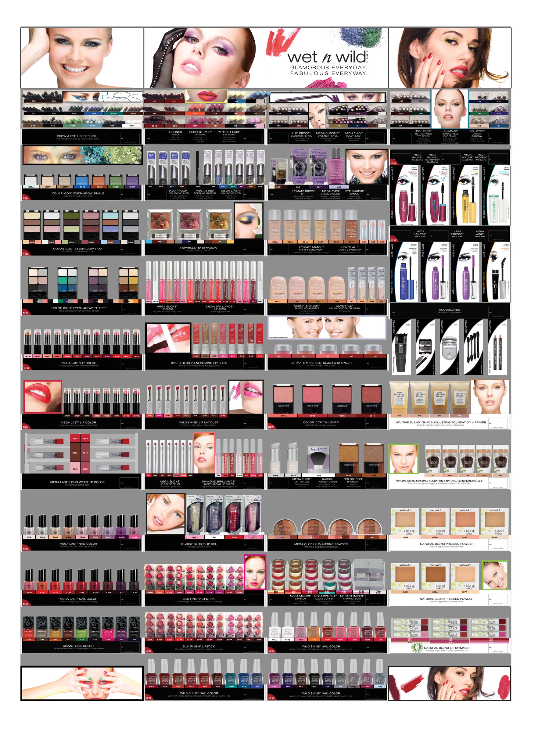 Visual Product Merchandise display from graphics to foil deco for the packaging of each new component and the strip design.