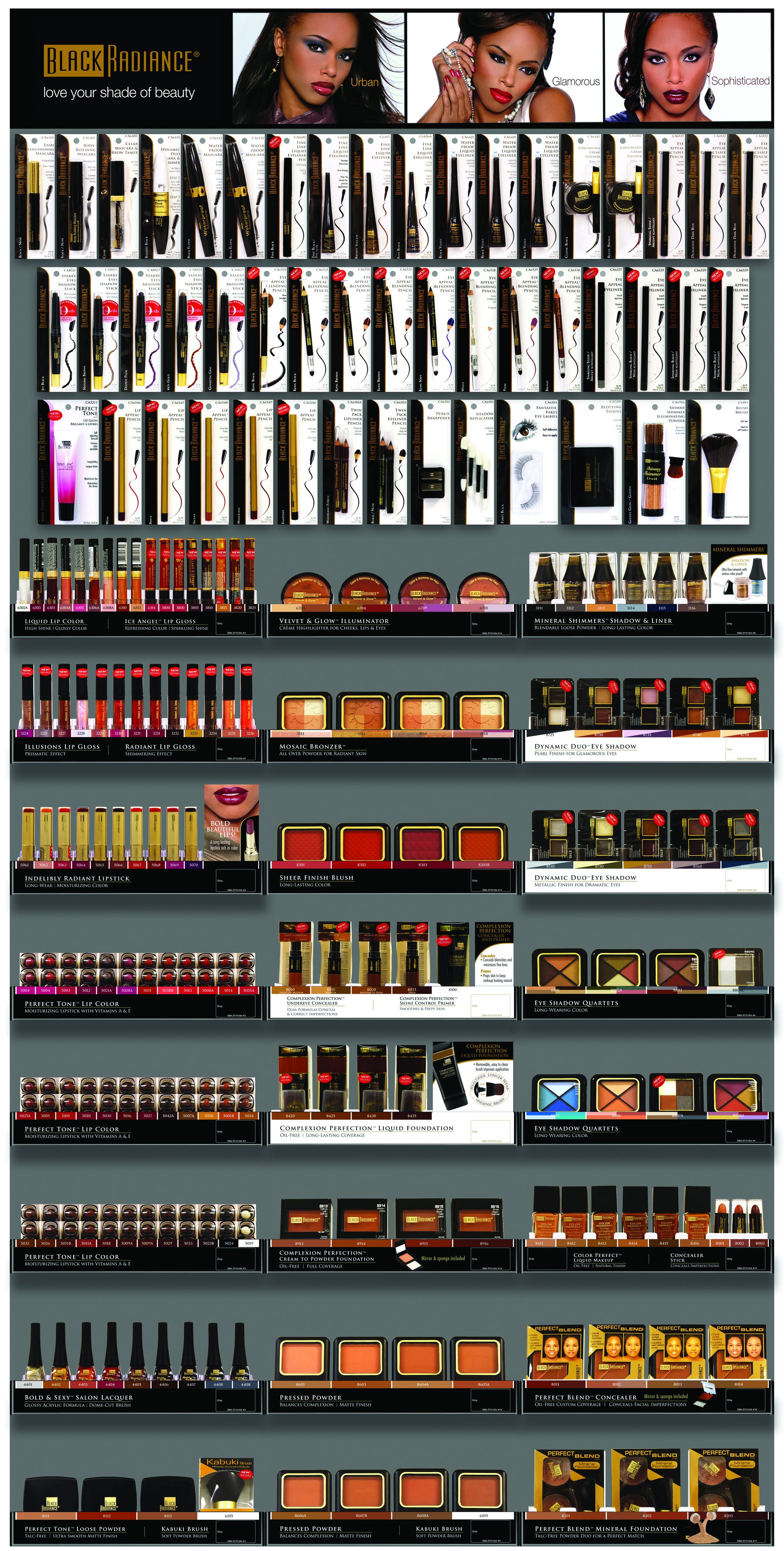 Visual Product Merchandise display from graphics to foil deco for the packaging of each new component and the strip design.