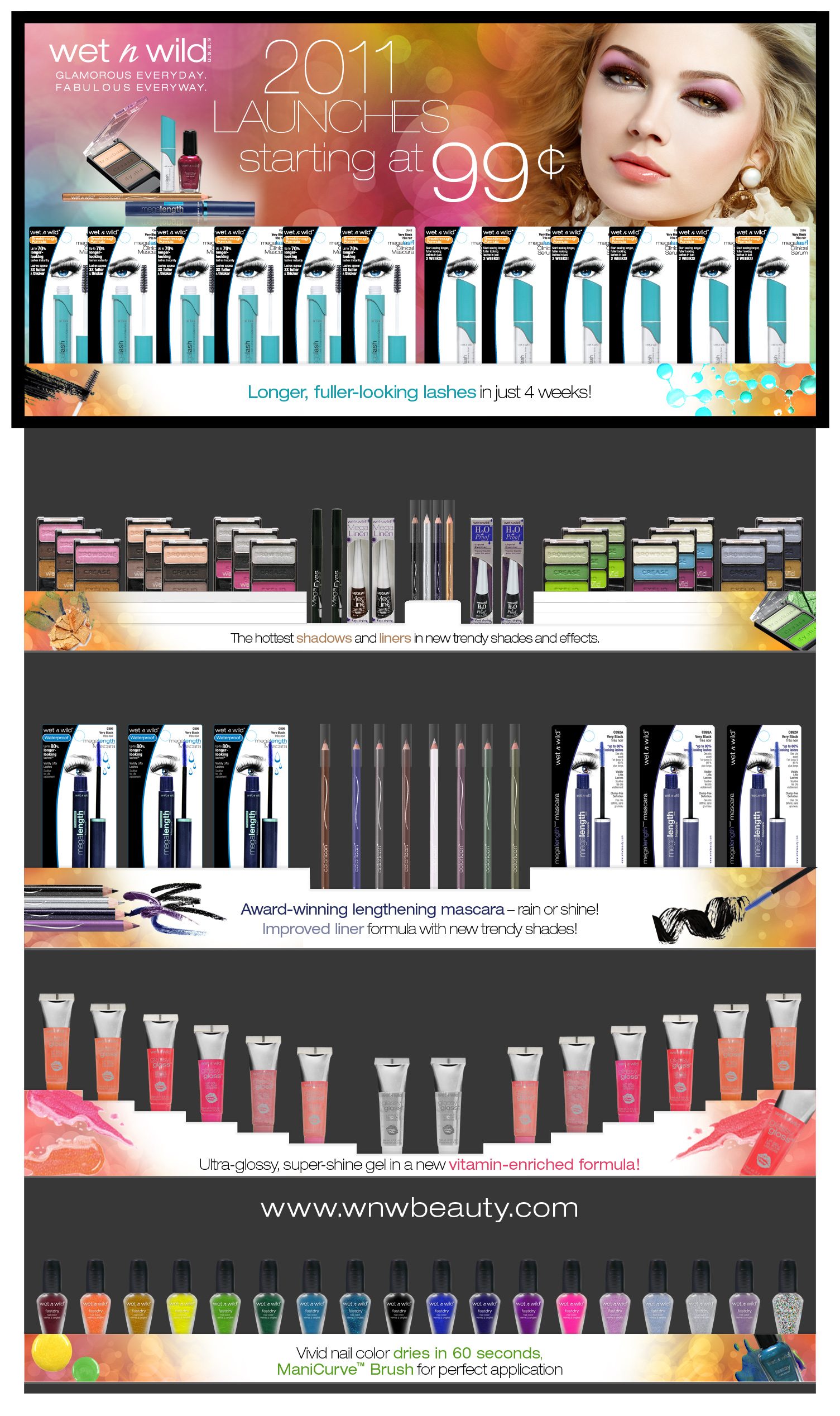 Launch Color Icon Visual Product Merchandise Power Panel display from graphics to foil deco for the packaging of each new component and the strip design.
