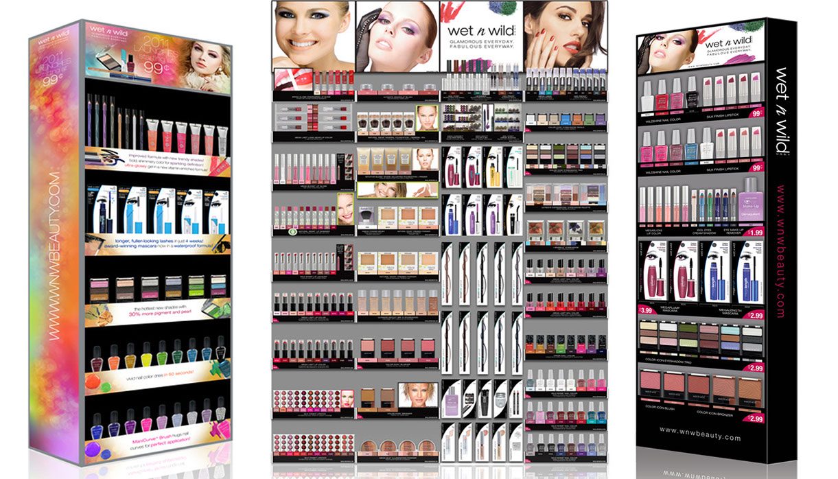 Visual Merchandise, whole packaging, display strips, deco, graphics. All