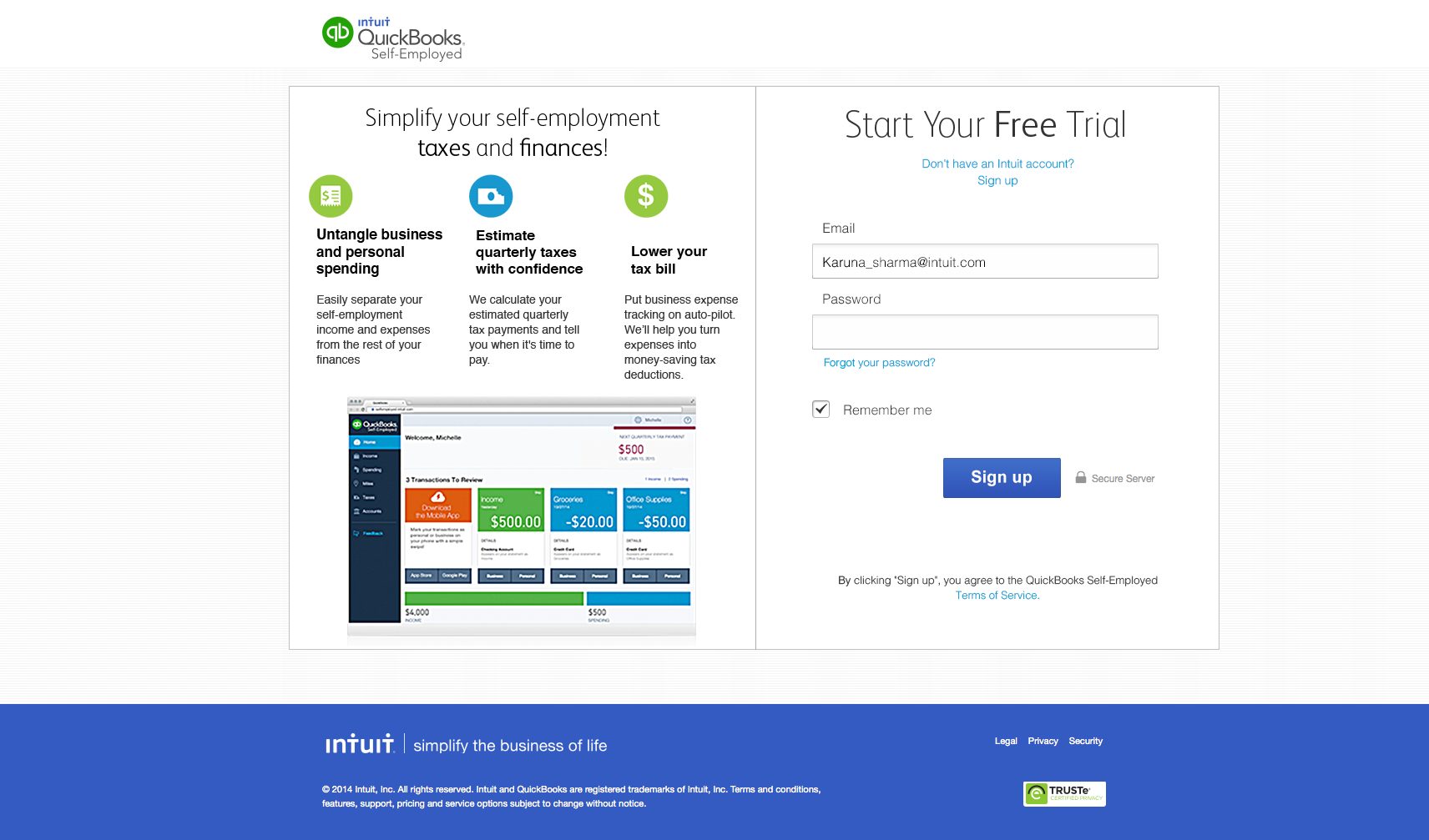 QuickBooks Self-Employed