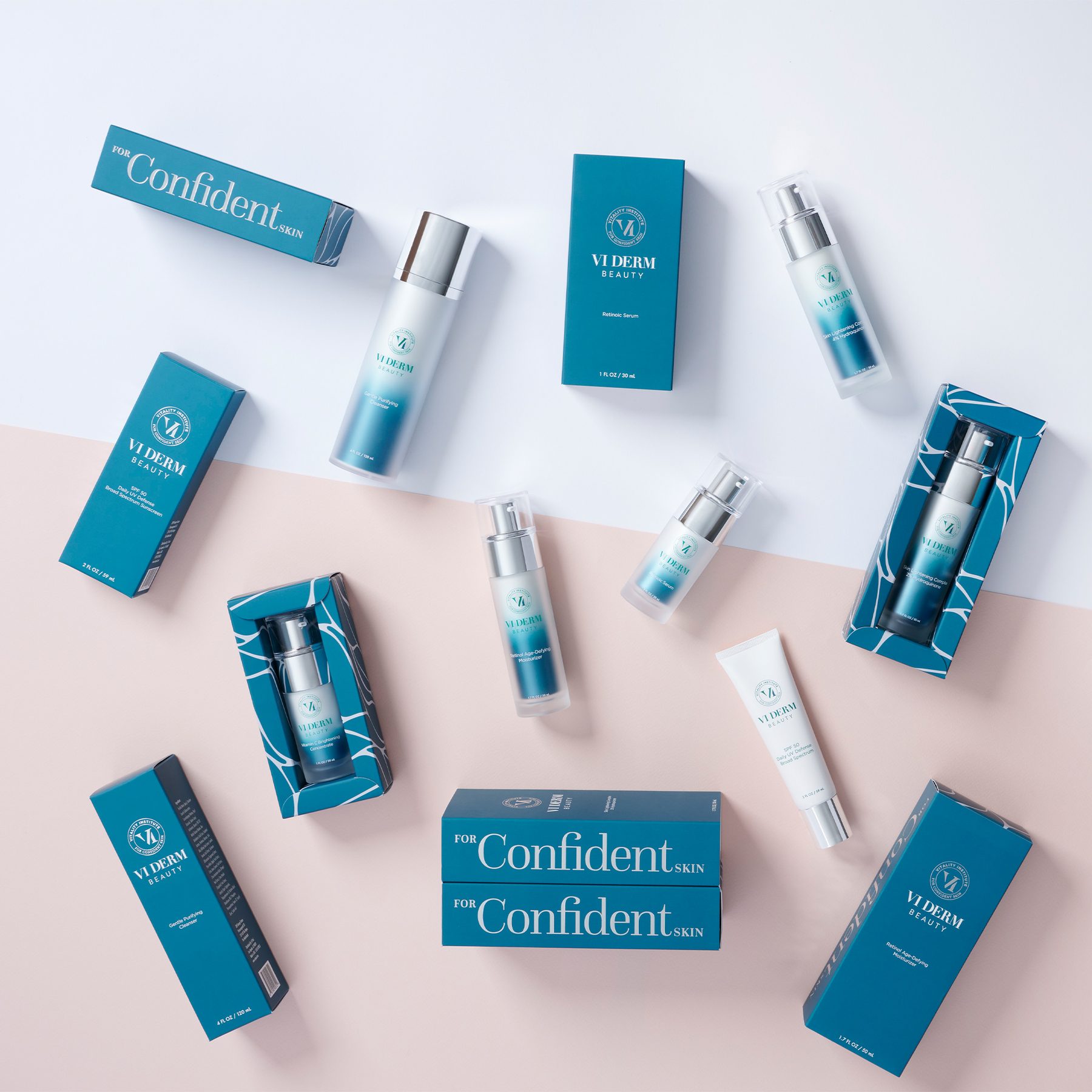 VI Derm Beauty Launch Packaging and Product Design-Branding