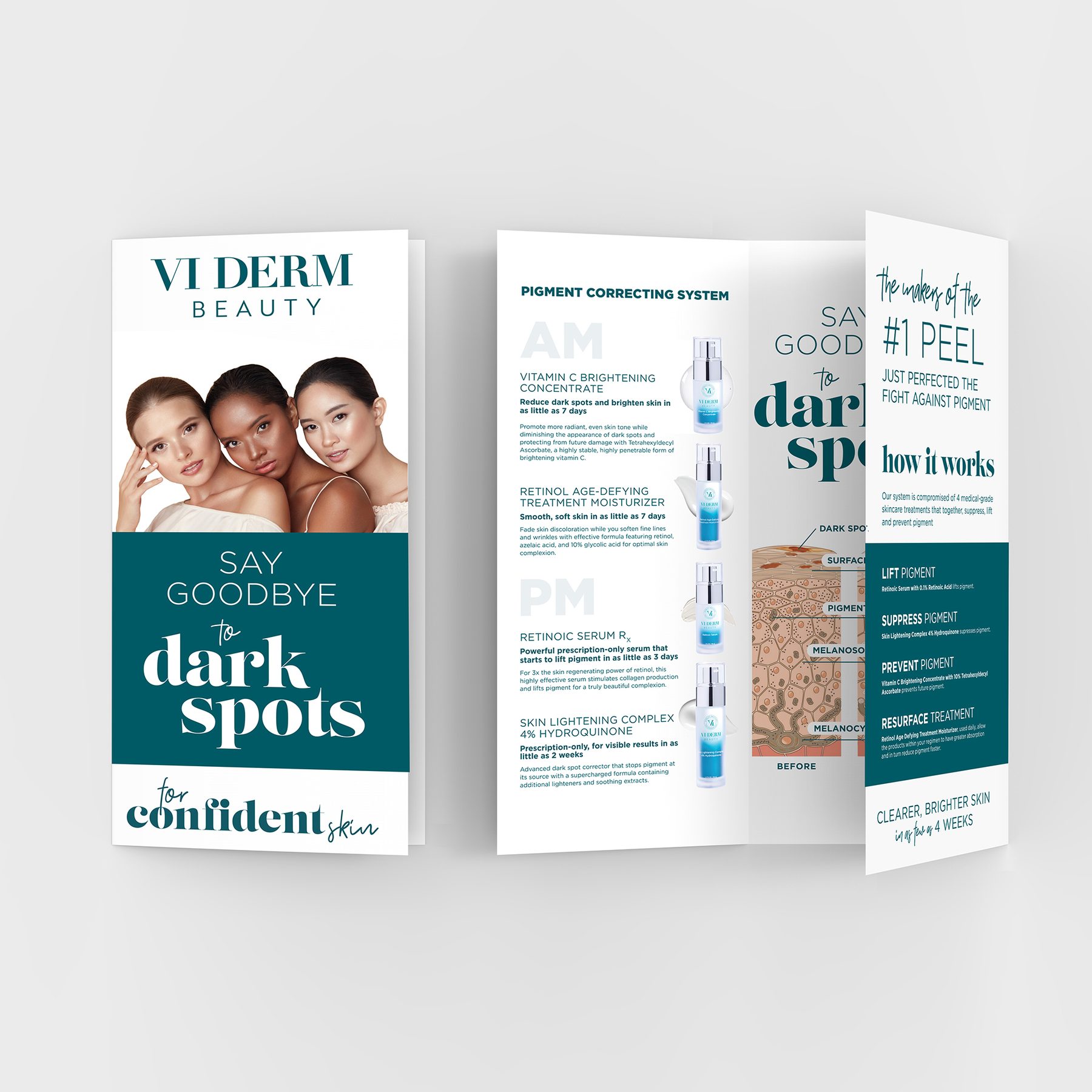 VI Derm Beauty Brochure Design 2022