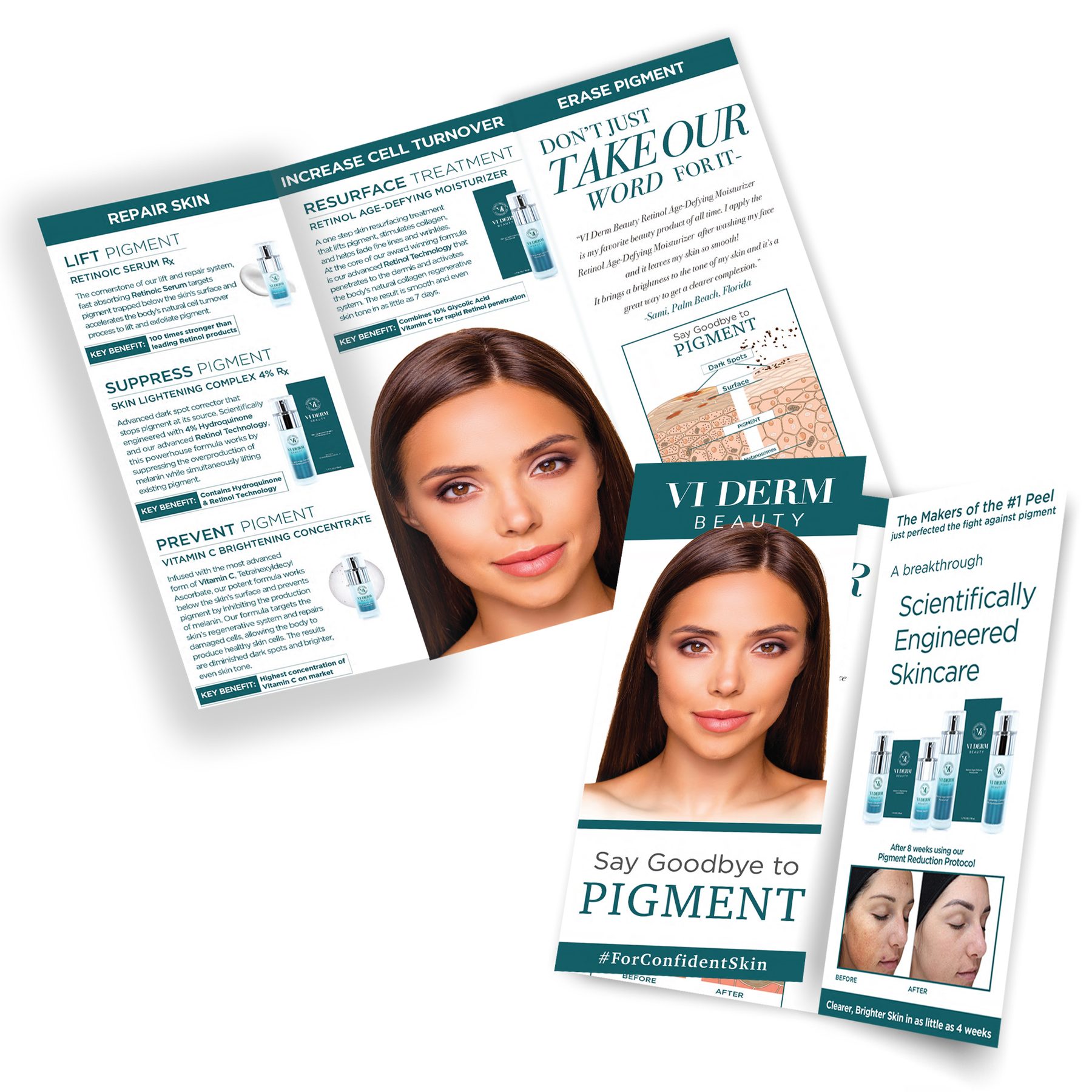 VI Derm Beauty Brochure Design 2020-21